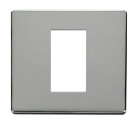 SCP310CH  Definity 1 Gang Plate Single Media Module Cover Plate